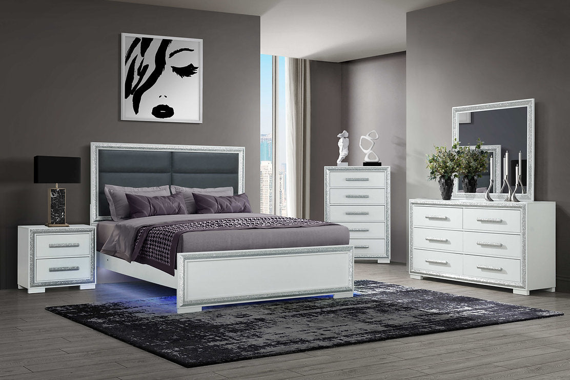 Andros-Silver Bedroom Set