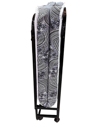 Heavy-Duty Folding Bed with 3-inch Foam Mattress