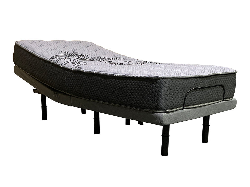 Deluxe Adjustable Bed Base with OKIN Motor, Massage, and USB Ports