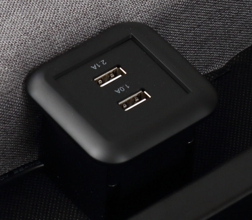 Deluxe Adjustable Bed Base with OKIN Motor, Massage, and USB Ports